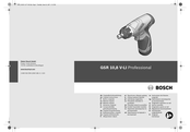 Bosch GSR 10,8 V-LI PROFESSIONAL Notice Originale