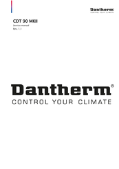 Dantherm CDT 90M KII Instructions De Service