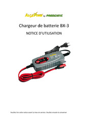 PRESIDENT ALCA POWER BX-3 Notice D'utilisation