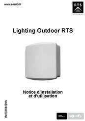SOMFY Lighting Outdoor RTS Notice D'installation Et D'utilisation
