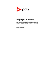 Poly Voyager 8200 UC Mode D'emploi
