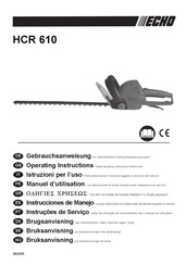 Echo HCR 610 Manuel D'utilisation