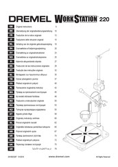 Dremel Work Station 220 Traduction De La Notice Originale