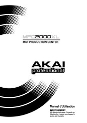 Akai Professional MPC2000XL Manuel D'utilisation