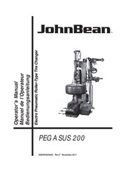 John Bean PEGASUS 200 Mode D'emploi