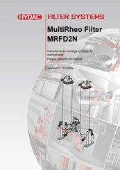 Hydac MultiRheo MRFD2N Mode D'emploi