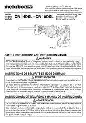 Metabo HPT CR 18DSL Mode D'emploi