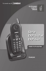 Uniden EXP4541 Série Guide D'utilisation