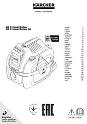 Kärcher WD 1 Compact Battery Mode D'emploi