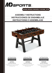 MD SPORTS SOC056_217B Instructions D'assemblage