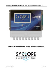 SYCLOPE ALTICE'O ALT0000 Notice D'installation Et De Mise En Service