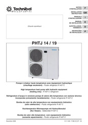 Technibel Climatisation PHTJ 19 Notice D'installation