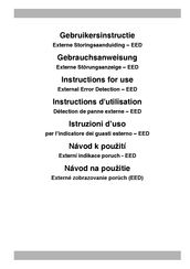 Nefit EED Instructions D'utilisation