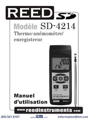 REED SD-4214 Manuel D'utilisation