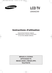 Samsung LW30A23W Instructions D'utilisation