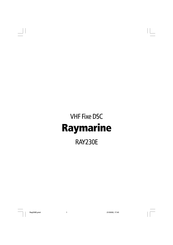 Raymarine RAY230E Manuel Utilisateur