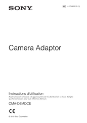 Sony CMA-D2MDCE Instructions D'utilisation