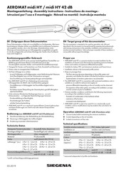 Siegenia AEROMAT flex HY 3F Instructions De Montage