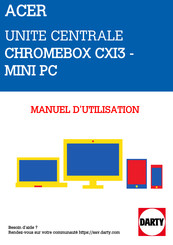 Acer Chromebox Manuel D'utilisation