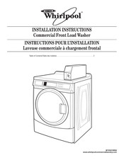 Whirlpool CHW9900WQ0 Instructions Pour L'installation