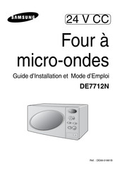 Samsung DE7712N Guide D'installation Et Mode D'emploi