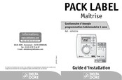 Delta Dore PACK LABEL Guide D'installation