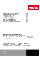 Amica AWDM6I X-TYPE Notice D'utilisation