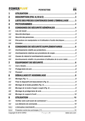 Powerplus POWX07590 Mode D'emploi