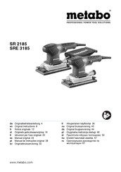 Metabo SR 2185 Notice Originale