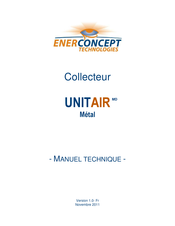 Enerconcept UNITAIR Manuel Technique