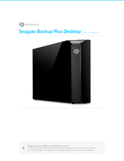 Seagate Backup Plus Desktop Guide De L'utilisateur