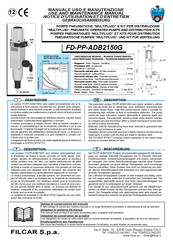 FILCAR FD-PP-ADB2150G Notice D'utilisation Et D'entretien