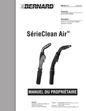Bernard Clean Air-600 A Manuel Du Propriétaire