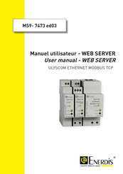 Enerdis ULYSCOM ETHERNET MODBUS TCP Manuel Utilisateur