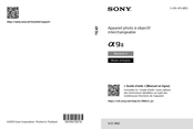 Sony Aplha ILCE-9M2 Mode D'emploi