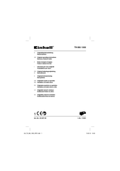 EINHELL 43.507.30 Mode D'emploi D'origine