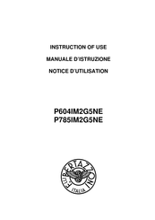 F.Bertazzoni P604IM2G5NE Notice D'utilisation