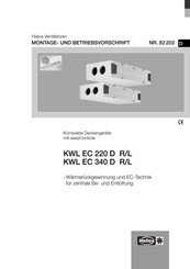 Helios KWL EC 340 D Instructions D'installation Et D'utilisation
