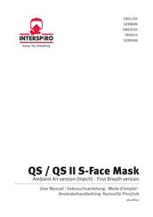 INTERSPIRO QS S-Face Mask Mode D'emploi