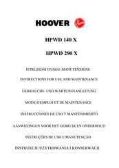 Hoover HPWD 290 X Mode D'emploi Et De Maintenance