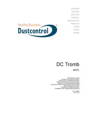 Dustcontrol DC Tromb Série Traduction Des Instructions De Service D'origine