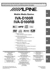 Alpine IVA-D100RB Mode D'emploi