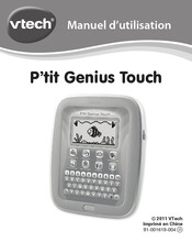 VTech P'tit Genius Touch Manuel D'utilisation
