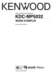 Kenwood KDC-MP5032 Mode D'emploi
