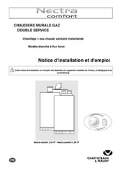 Chaffoteaux & Maury Nectra comfort 2.28 FF Notice D'installation Et D'emploi