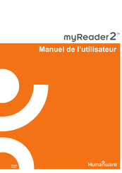 Humanware myReader 2 Manuel De L'utilisateur