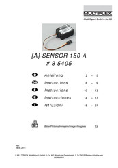 Modellsport MULTIPLEX A-Sensor 150 A Instructions