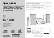 Sharp XL-1000V Mode D'emploi
