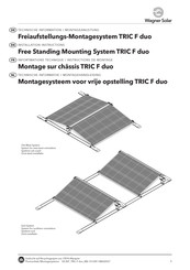 wagner solar TRIC F duo Instructions De Montage