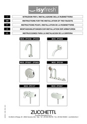 Zucchetti isyfresh ZP2258 Instructions Pour L'installation